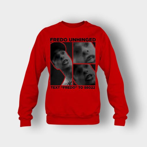 Fredo-Unhinged-Crewneck-Sweatshirt-Red