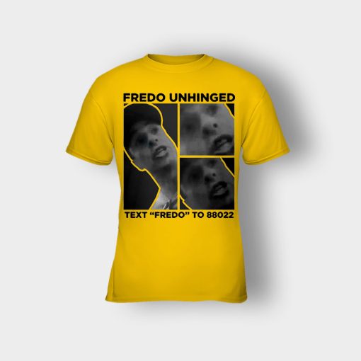 Fredo-Unhinged-Kids-T-Shirt-Gold