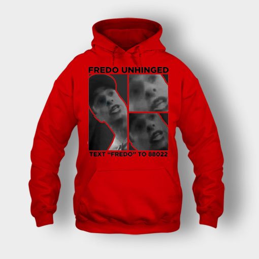 Fredo-Unhinged-Unisex-Hoodie-Red