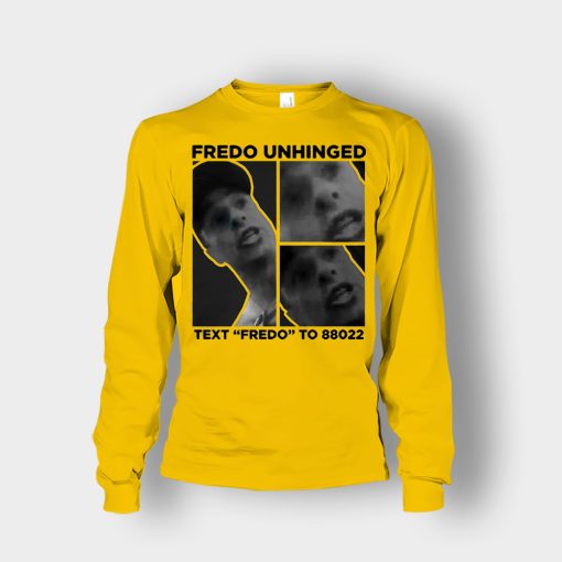 Fredo-Unhinged-Unisex-Long-Sleeve-Gold