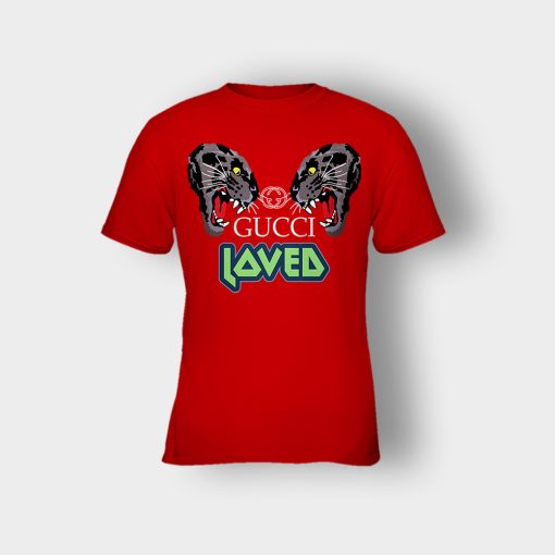 GUCCI-With-Tigers-Kids-T-Shirt-Red
