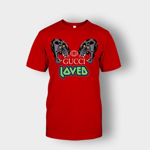 GUCCI-With-Tigers-Unisex-T-Shirt-Red