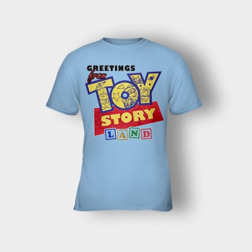 Geetings-From-Disney-Toy-Story-Land-Kids-T-Shirt-Light-Blue