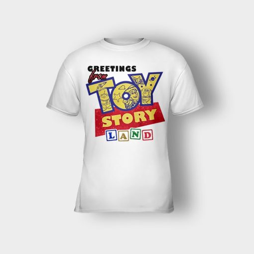 Geetings-From-Disney-Toy-Story-Land-Kids-T-Shirt-White