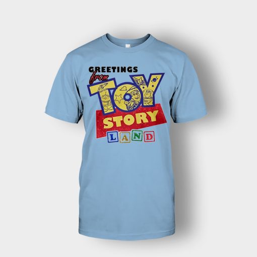 Geetings-From-Disney-Toy-Story-Land-Unisex-T-Shirt-Light-Blue