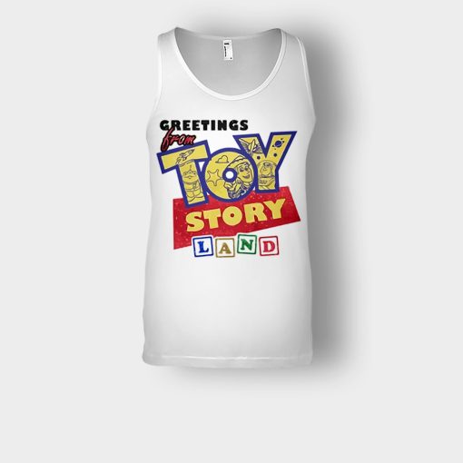 Geetings-From-Disney-Toy-Story-Land-Unisex-Tank-Top-White