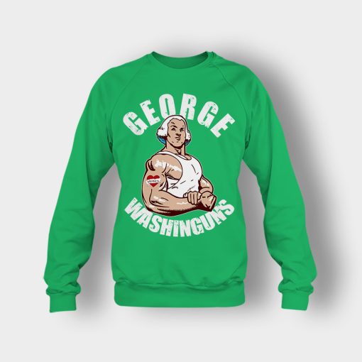 George-Washinguns-George-Washington-Crewneck-Sweatshirt-Irish-Green