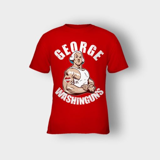George-Washinguns-George-Washington-Kids-T-Shirt-Red