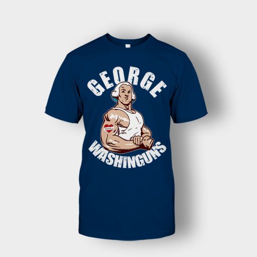 George-Washinguns-George-Washington-Unisex-T-Shirt-Navy