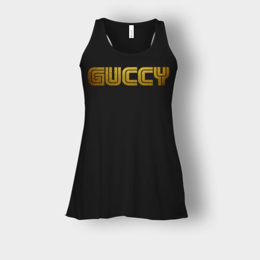 Gold-Guccy-Bella-Womens-Flowy-Tank-Black