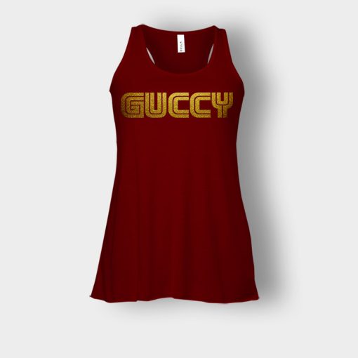 Gold-Guccy-Bella-Womens-Flowy-Tank-Maroon