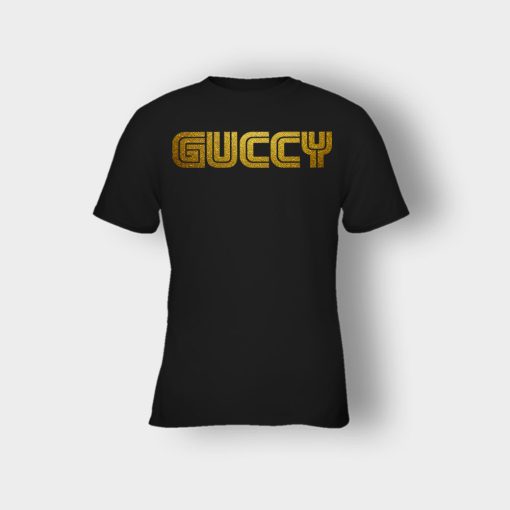 Gold-Guccy-Kids-T-Shirt-Black