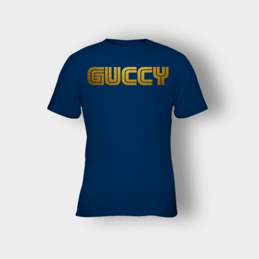 Gold-Guccy-Kids-T-Shirt-Navy