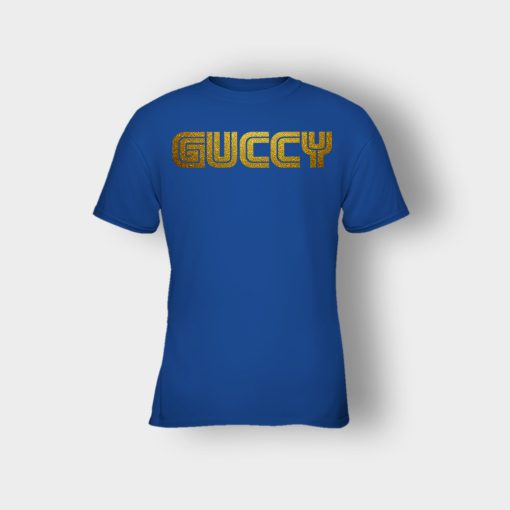 Gold-Guccy-Kids-T-Shirt-Royal