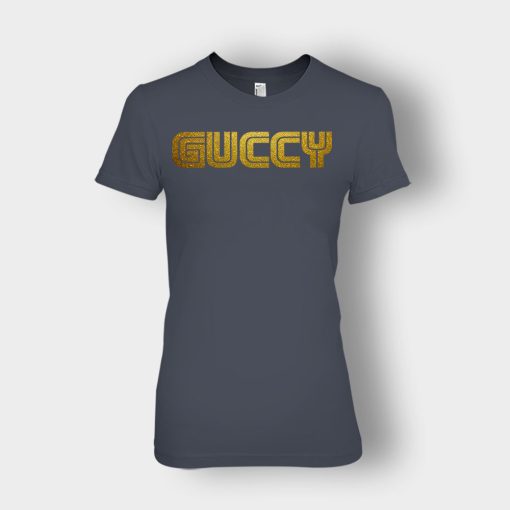 Gold-Guccy-Ladies-T-Shirt-Dark-Heather