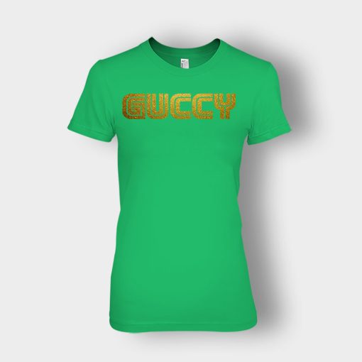 Gold-Guccy-Ladies-T-Shirt-Irish-Green