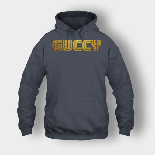 Gold-Guccy-Unisex-Hoodie-Dark-Heather