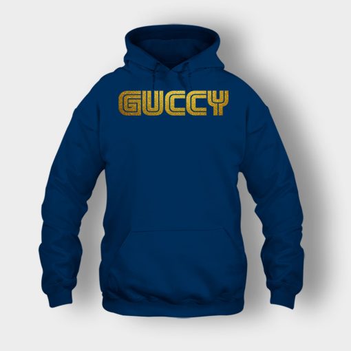 Gold-Guccy-Unisex-Hoodie-Navy