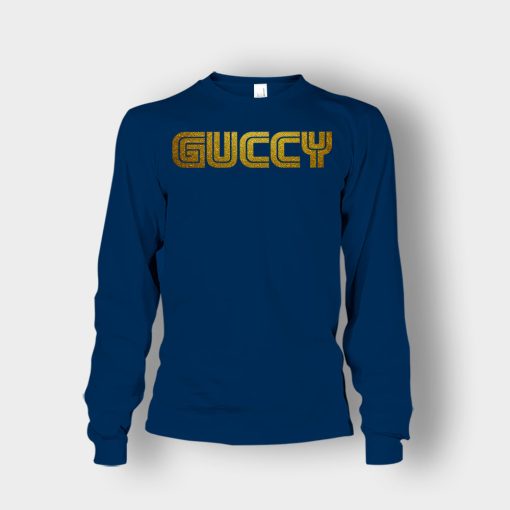 Gold-Guccy-Unisex-Long-Sleeve-Navy