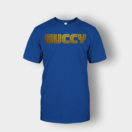 Gold-Guccy-Unisex-T-Shirt-Royal