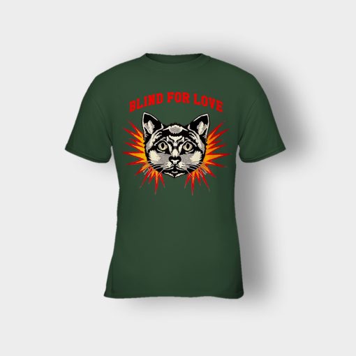 Gucci-2019-Cat-Blind-For-You-Kids-T-Shirt-Forest