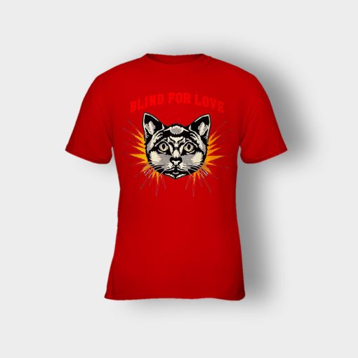 Gucci-2019-Cat-Blind-For-You-Kids-T-Shirt-Red