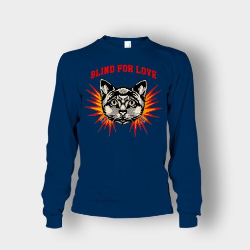 Gucci-2019-Cat-Blind-For-You-Unisex-Long-Sleeve-Navy