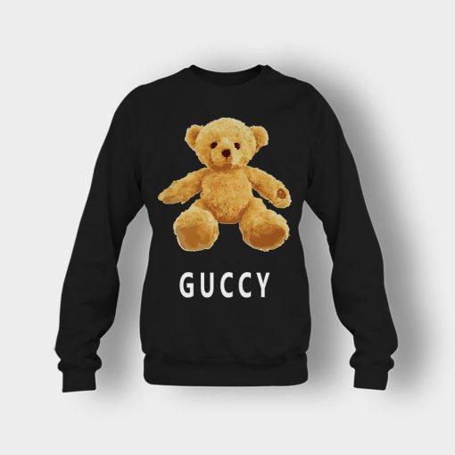 Gucci-Bear-Flush-Crewneck-Sweatshirt-Black