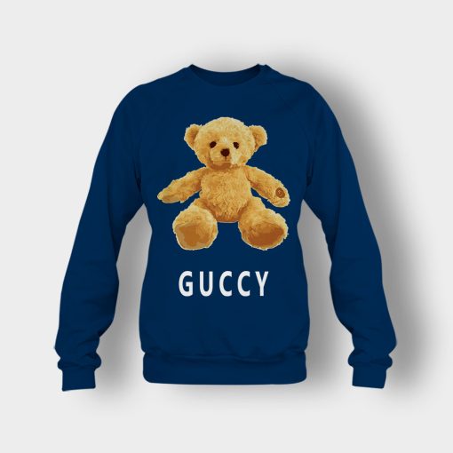 Gucci-Bear-Flush-Crewneck-Sweatshirt-Navy