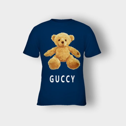 Gucci-Bear-Flush-Kids-T-Shirt-Navy