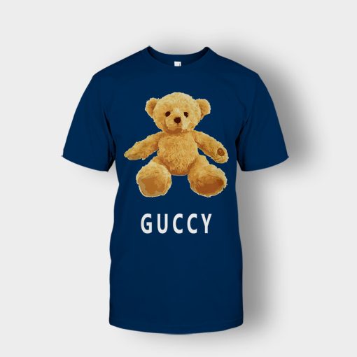 Gucci-Bear-Flush-Unisex-T-Shirt-Navy