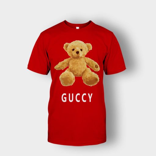 Gucci-Bear-Flush-Unisex-T-Shirt-Red