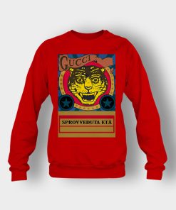 Gucci-Black-Lion-Crewneck-Sweatshirt-Red
