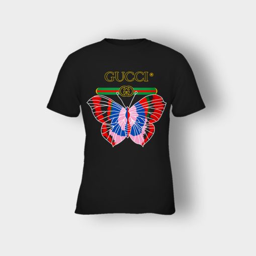 Gucci-Blk-Butterfly-Kids-T-Shirt-Black