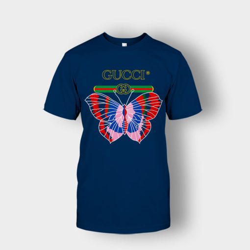 Gucci-Blk-Butterfly-Unisex-T-Shirt-Navy