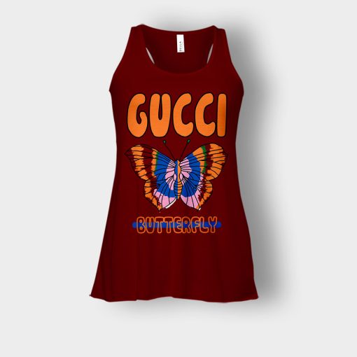 Gucci-Butterfly-Inspired-Bella-Womens-Flowy-Tank-Maroon