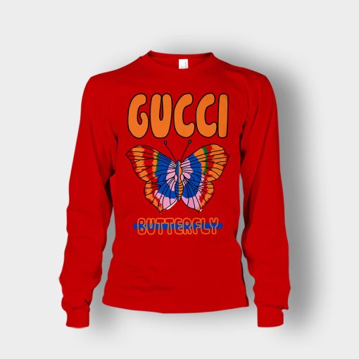 Gucci-Butterfly-Inspired-Unisex-Long-Sleeve-Red