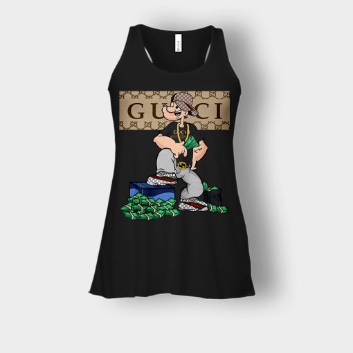 Gucci-Cartoon-Popeye-Bella-Womens-Flowy-Tank-Black