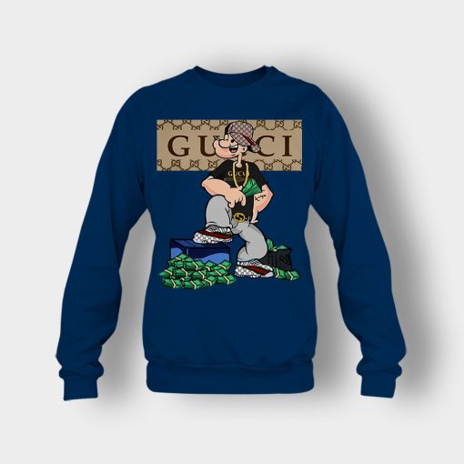 Gucci-Cartoon-Popeye-Crewneck-Sweatshirt-Navy