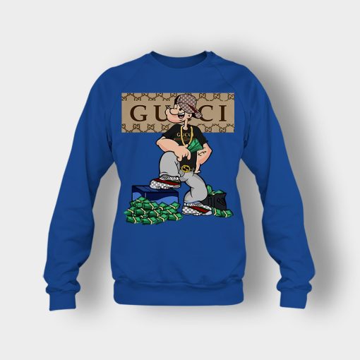 Gucci-Cartoon-Popeye-Crewneck-Sweatshirt-Royal