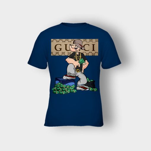 Gucci-Cartoon-Popeye-Kids-T-Shirt-Navy