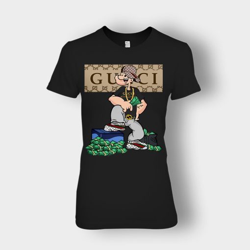 Gucci-Cartoon-Popeye-Ladies-T-Shirt-Black