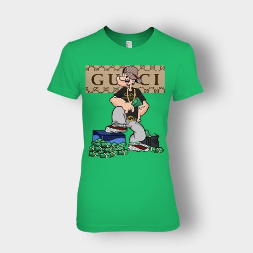 Gucci-Cartoon-Popeye-Ladies-T-Shirt-Irish-Green