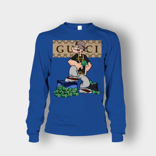 Gucci-Cartoon-Popeye-Unisex-Long-Sleeve-Royal