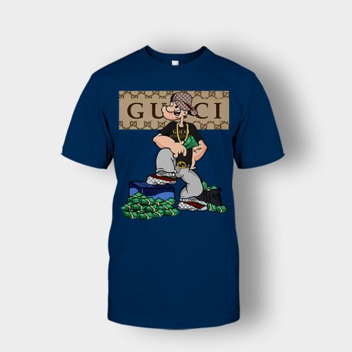 Gucci-Cartoon-Popeye-Unisex-T-Shirt-Navy