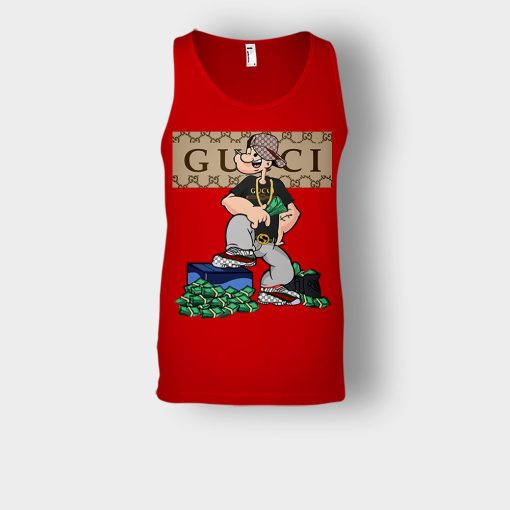 Gucci-Cartoon-Popeye-Unisex-Tank-Top-Red