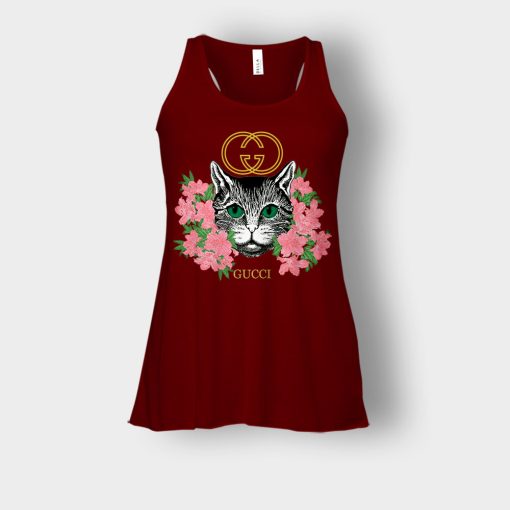 Gucci-Cat-Insp-Bella-Womens-Flowy-Tank-Maroon