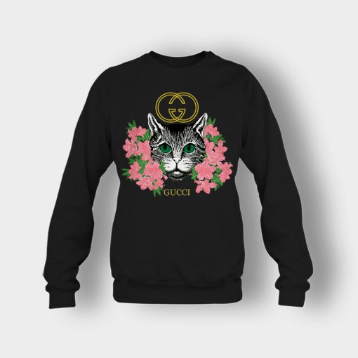 Gucci-Cat-Insp-Crewneck-Sweatshirt-Black