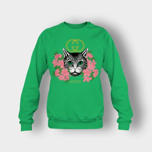 Gucci-Cat-Insp-Crewneck-Sweatshirt-Irish-Green