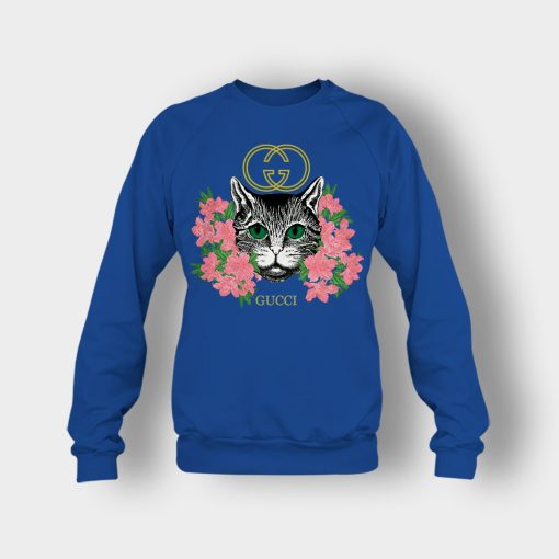 Gucci-Cat-Insp-Crewneck-Sweatshirt-Royal